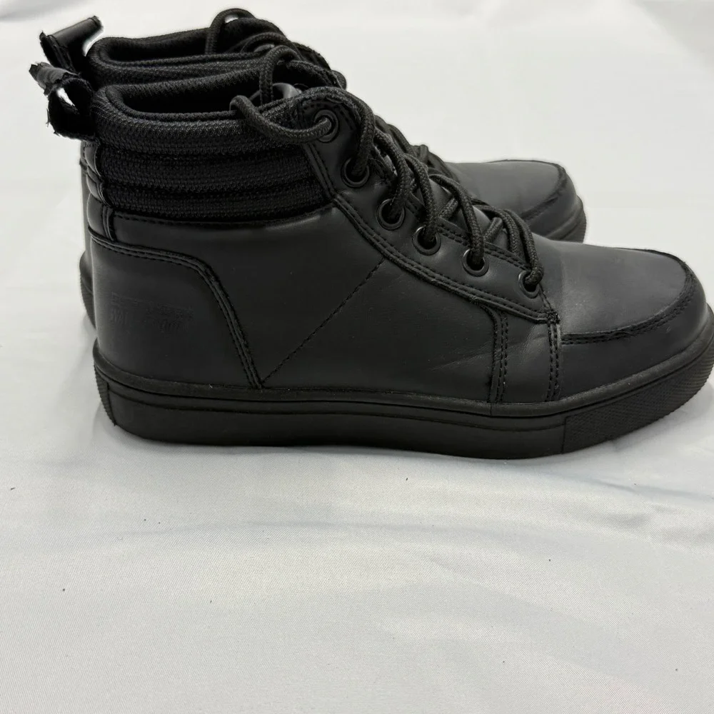 Skechers Skech-Tex Waterproof Kids Boots Black Sneakers 91962L Size 1